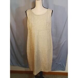 Danny & Nicole gold cocktail / evening dress